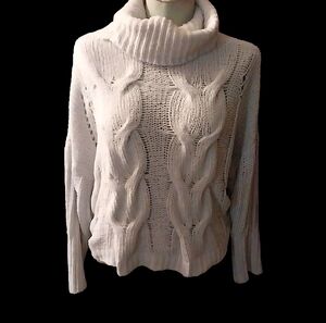 moon & madison Crop Turtleneck Sweater